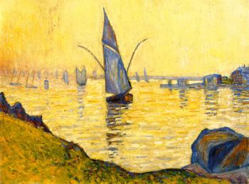 Reproductions of Paul Signac paintings, Concarneau (study) Reproductions of Paul Signac paintings, Concarneau (study)